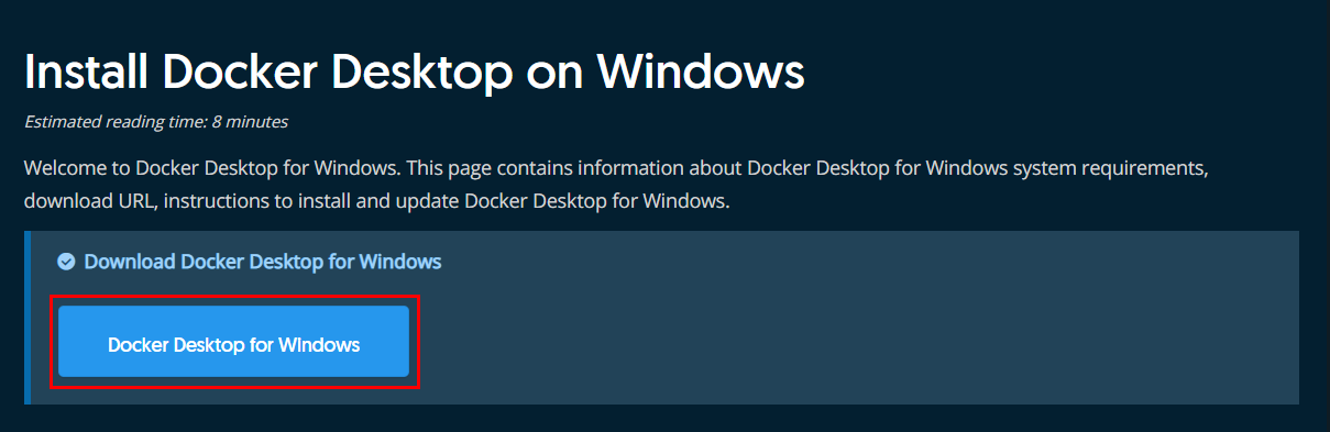 Windows使用WSL2安装Docker Desktop_use The Wsl 2 Based Engine (windows Home ...