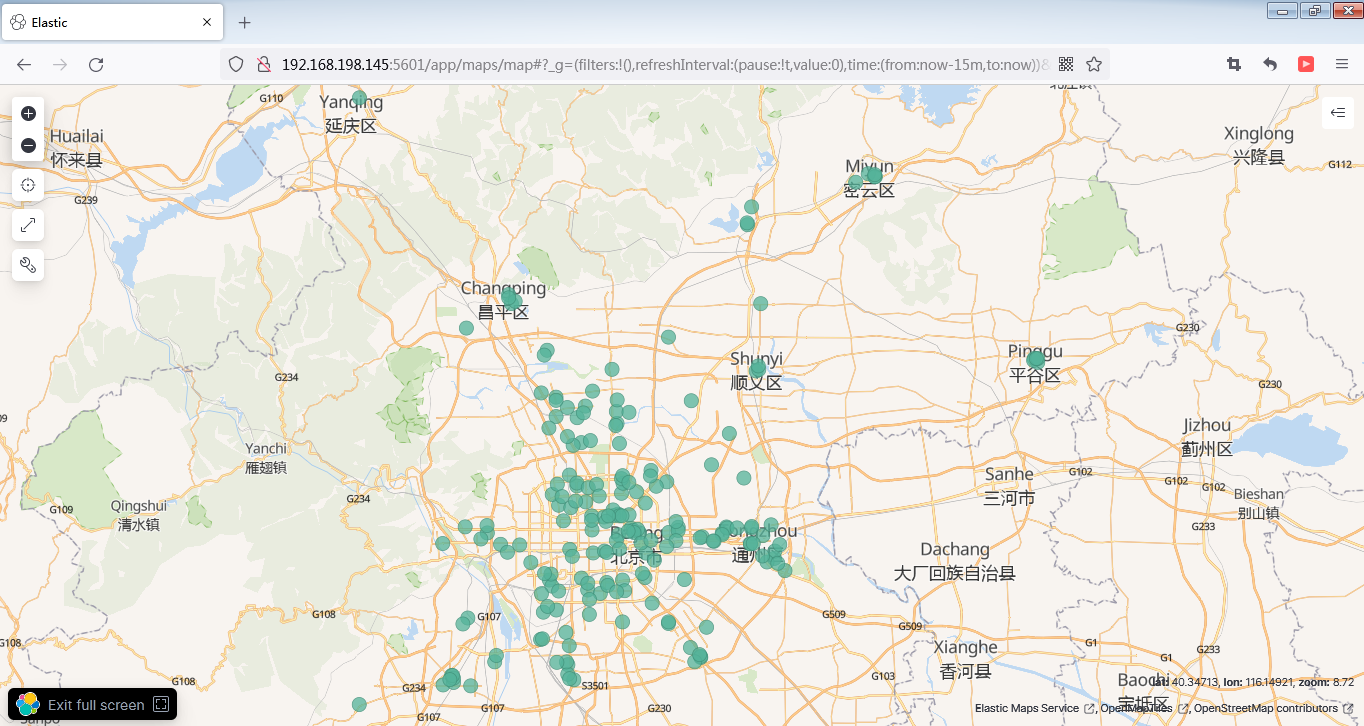 绘制北京市蜜雪冰城门店地图