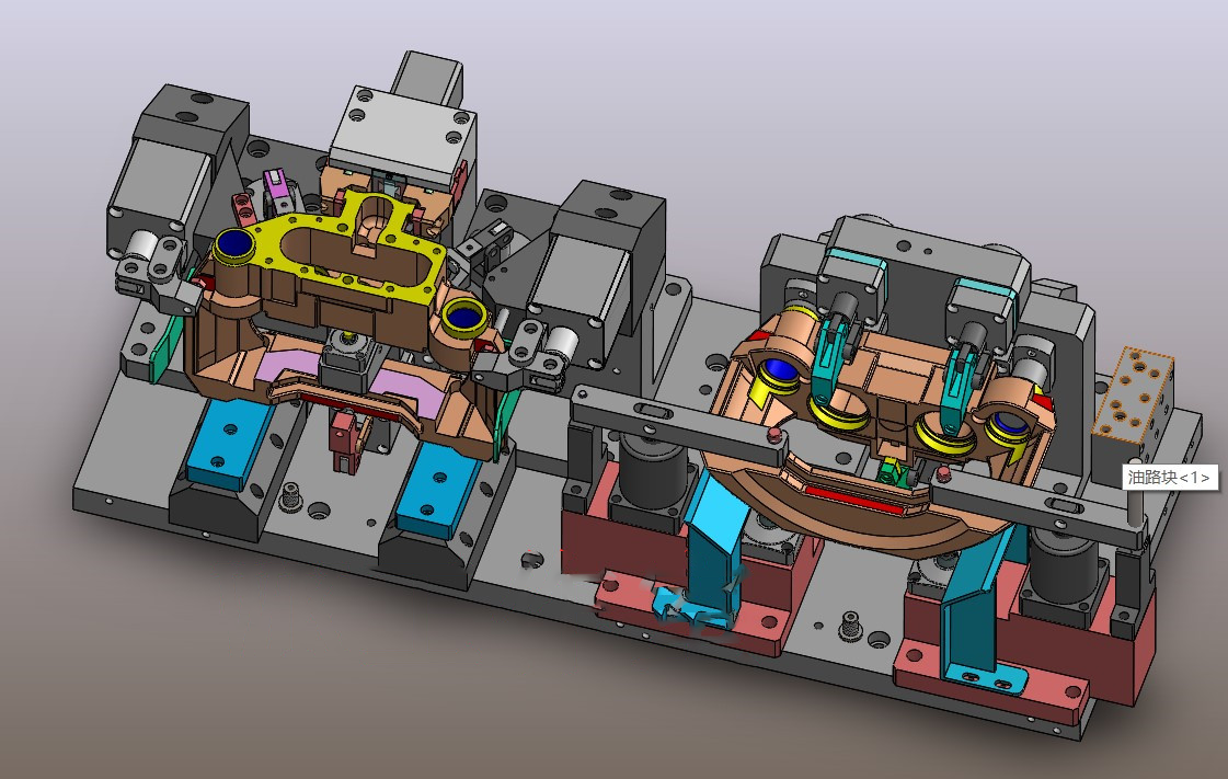 工装夹具检具治具机械设计机构solidworks模型3d课程图纸sw