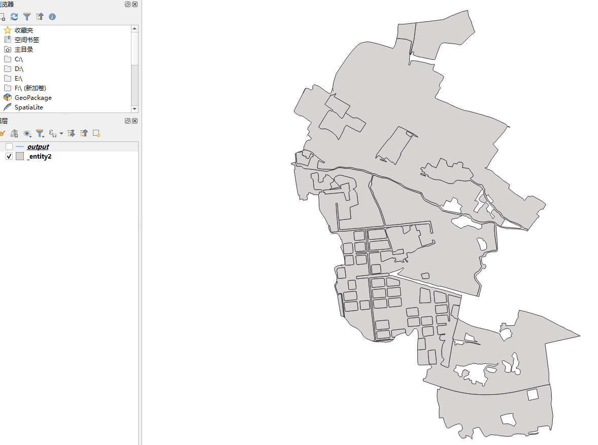 Skeleton line extraction effect