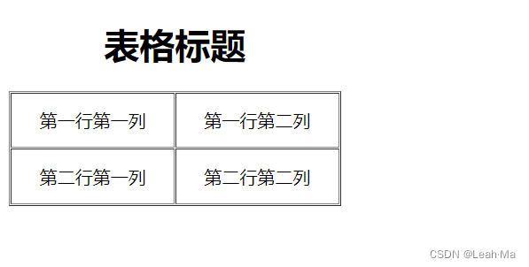 表格