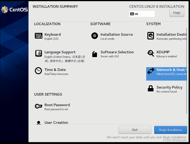 1.2.6 Begin Installation