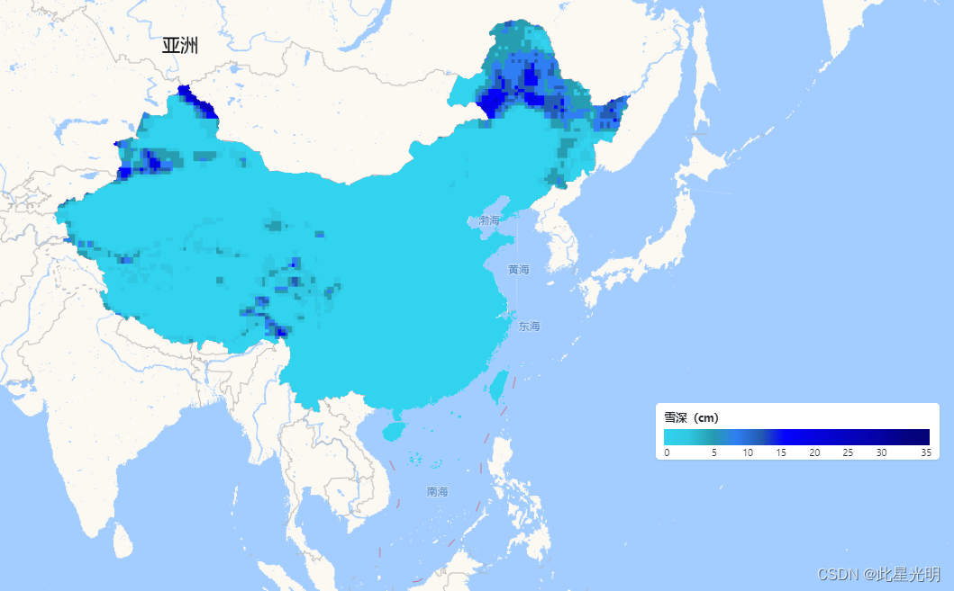 中国雪深长时间序列数据集（1979-2020）