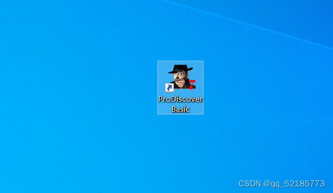 在虚拟机Windows10中安装成功后的prodiscover的桌面图标