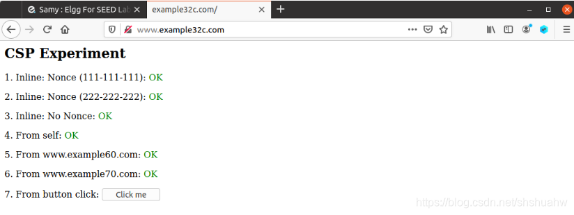基于SeedUbuntu20.04跨站脚本攻击(XSS)