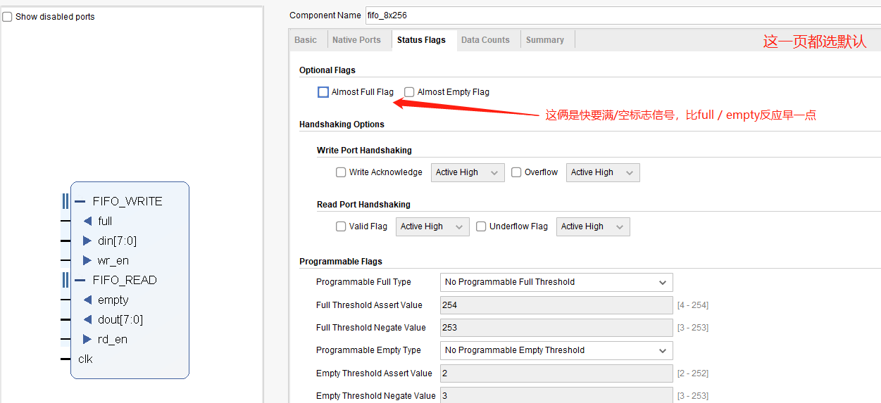 Configure FIFO-IP cores in Vivado - Programmer Sought