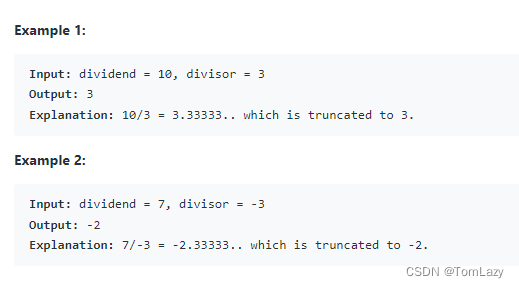 【LeetCode】No.29. Divide Two Integers -- Java Version_quotient += 1