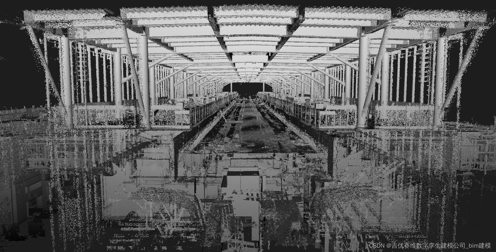 管网三维激光扫描建模_BIM建模_可视化平台_吉优赛维数字孪生