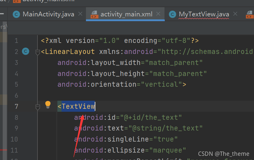 安卓app开发-控件TextView_重新添加1个textview控件在【palette】面板的“widgets”区域单击控件“plain ...