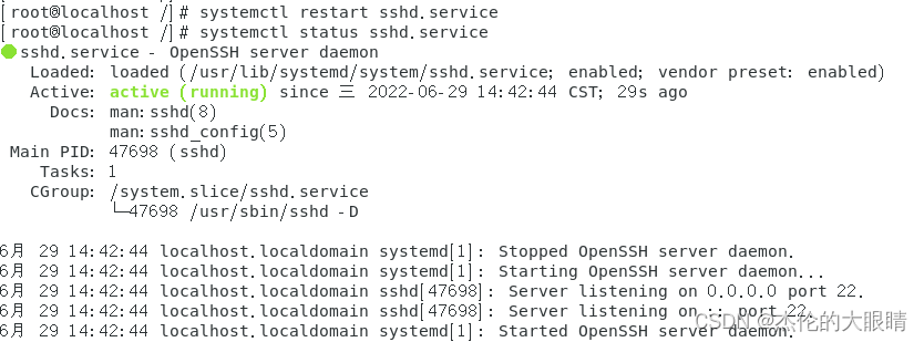 Service Sshd Restart Not Working