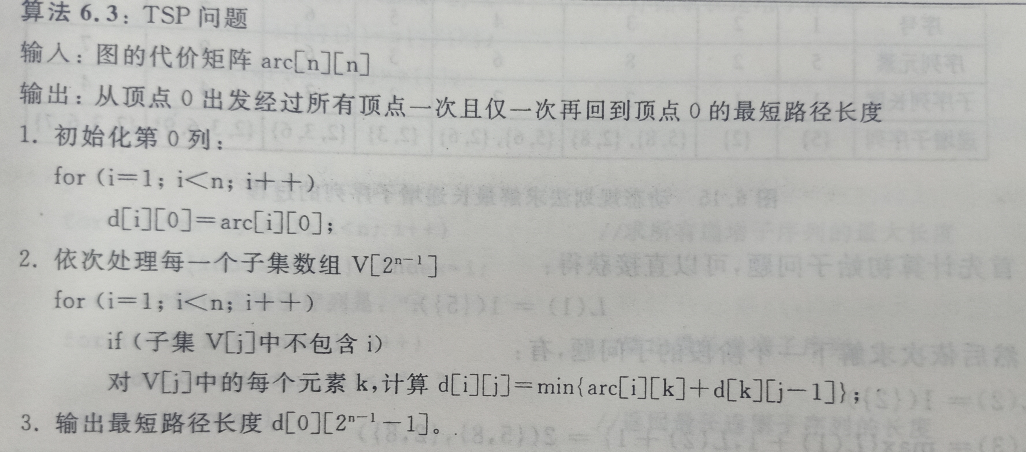 动态规划法求解tsp问题