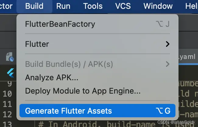 flutter plugins插件【二】【FlutterAssetsGenerator】