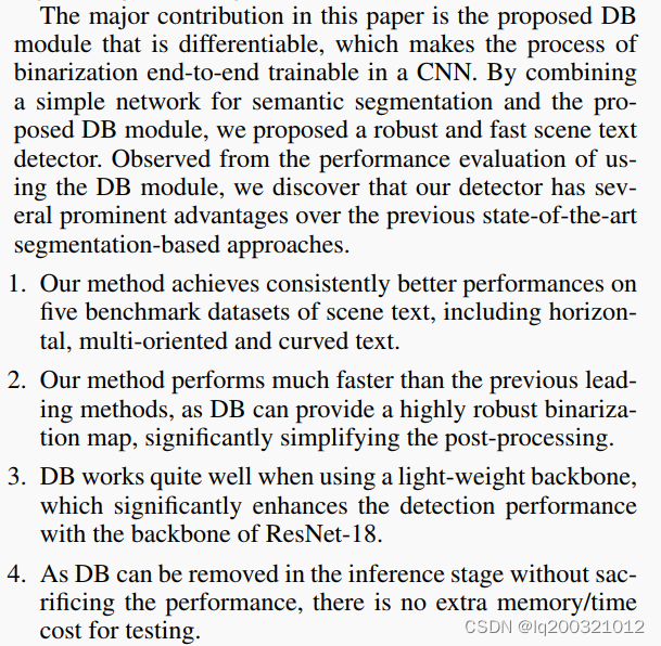 DB:Real-time Scene Text Detection with Differentiable Binarization论文阅读 ...