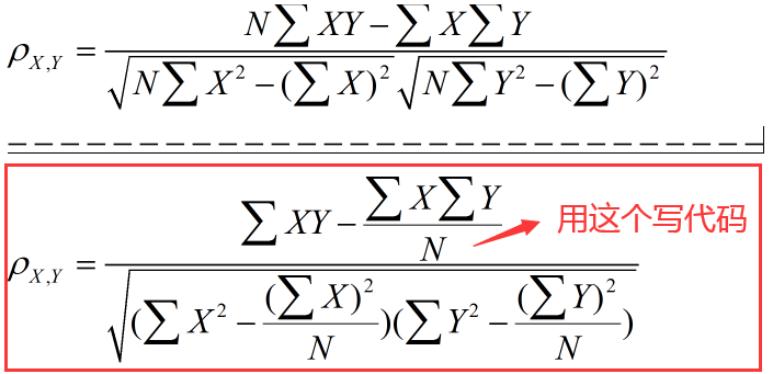 皮尔逊相关系数公式手写代码【Python+详细注解】（Pearson correlation coefficient）_python计算皮尔逊 ...