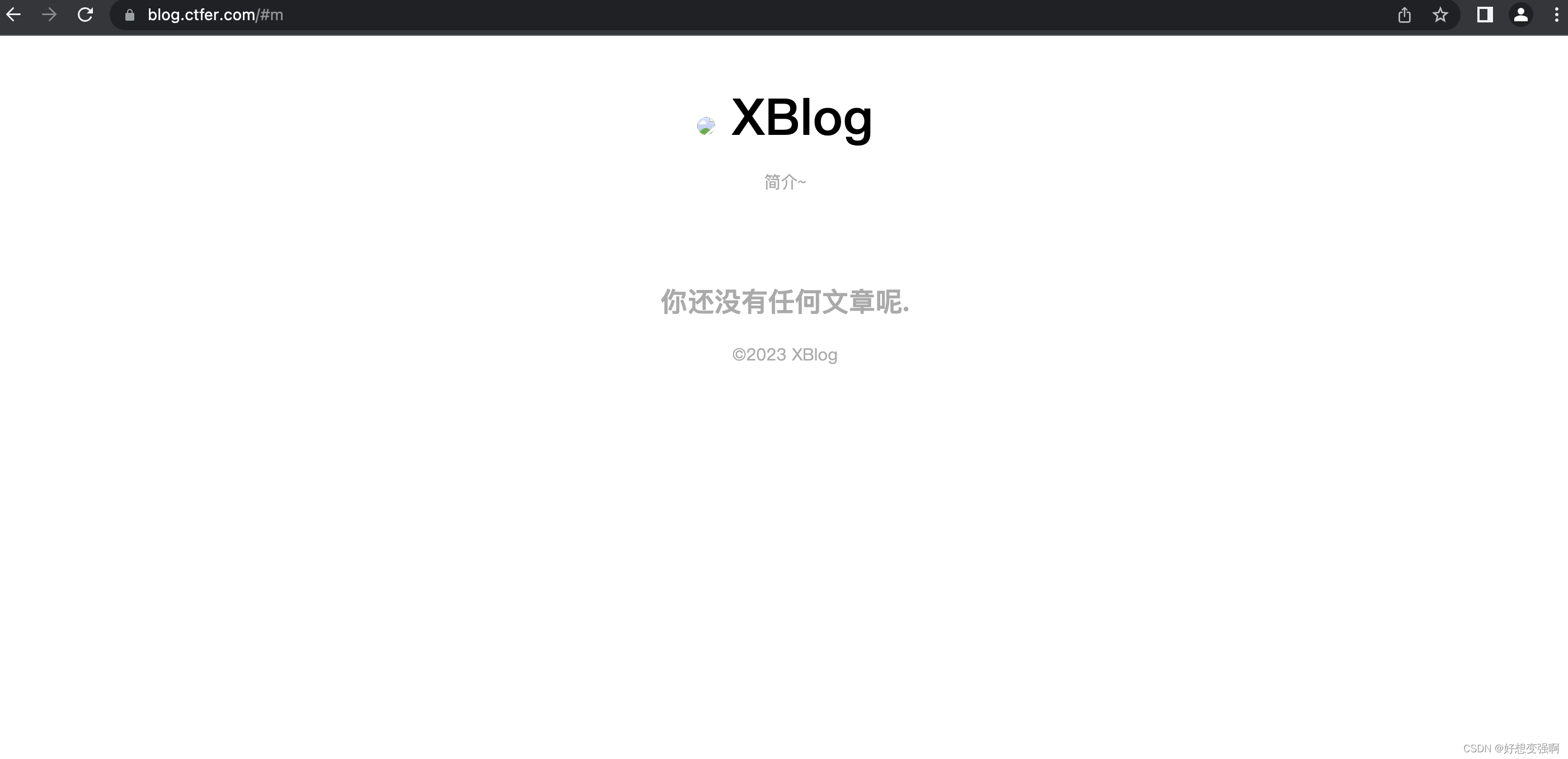 打开blog的链接