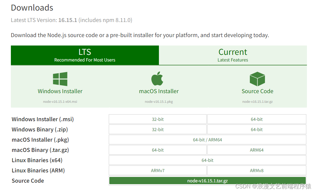 Choisissez d'installer en fonction de votre système informatique