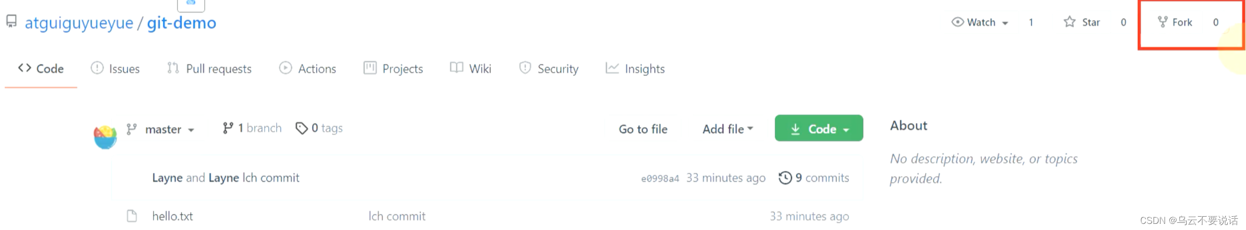 Git --- GitHub操作