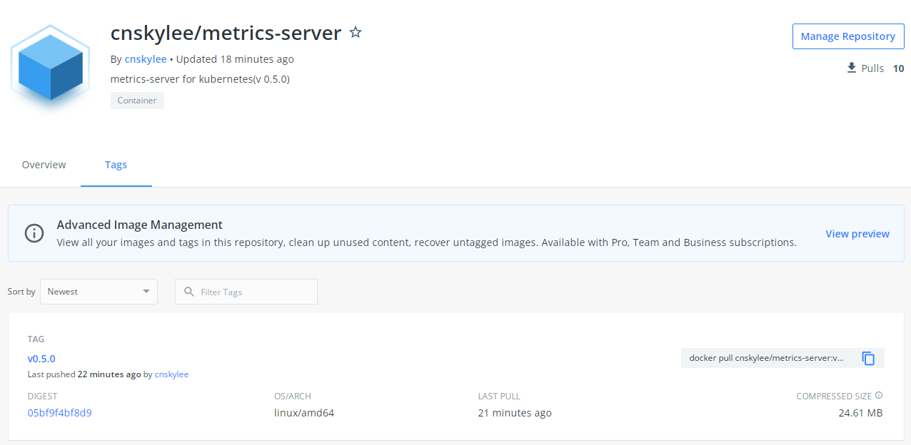 [Docker] How to upload the local mirror to DockerHub Programmer Sought