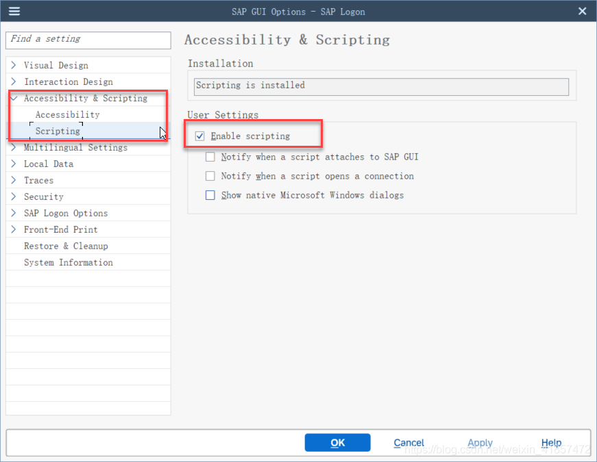 sap gui scripting