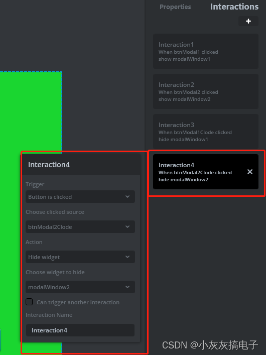 touchGFX控件学习七、Modal Window控件