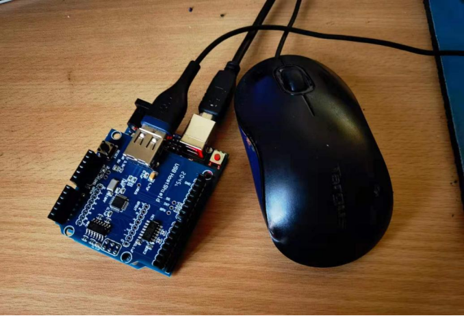 为ardunio增加USB主机功能，外扩一个鼠标，USB HostShield 模块测试_usb host shield-CSDN博客