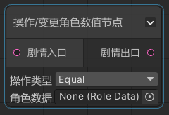 Unity GalGame插件 GalForUnity节点大全ChangeRoleDataNode 变更角色数据节点