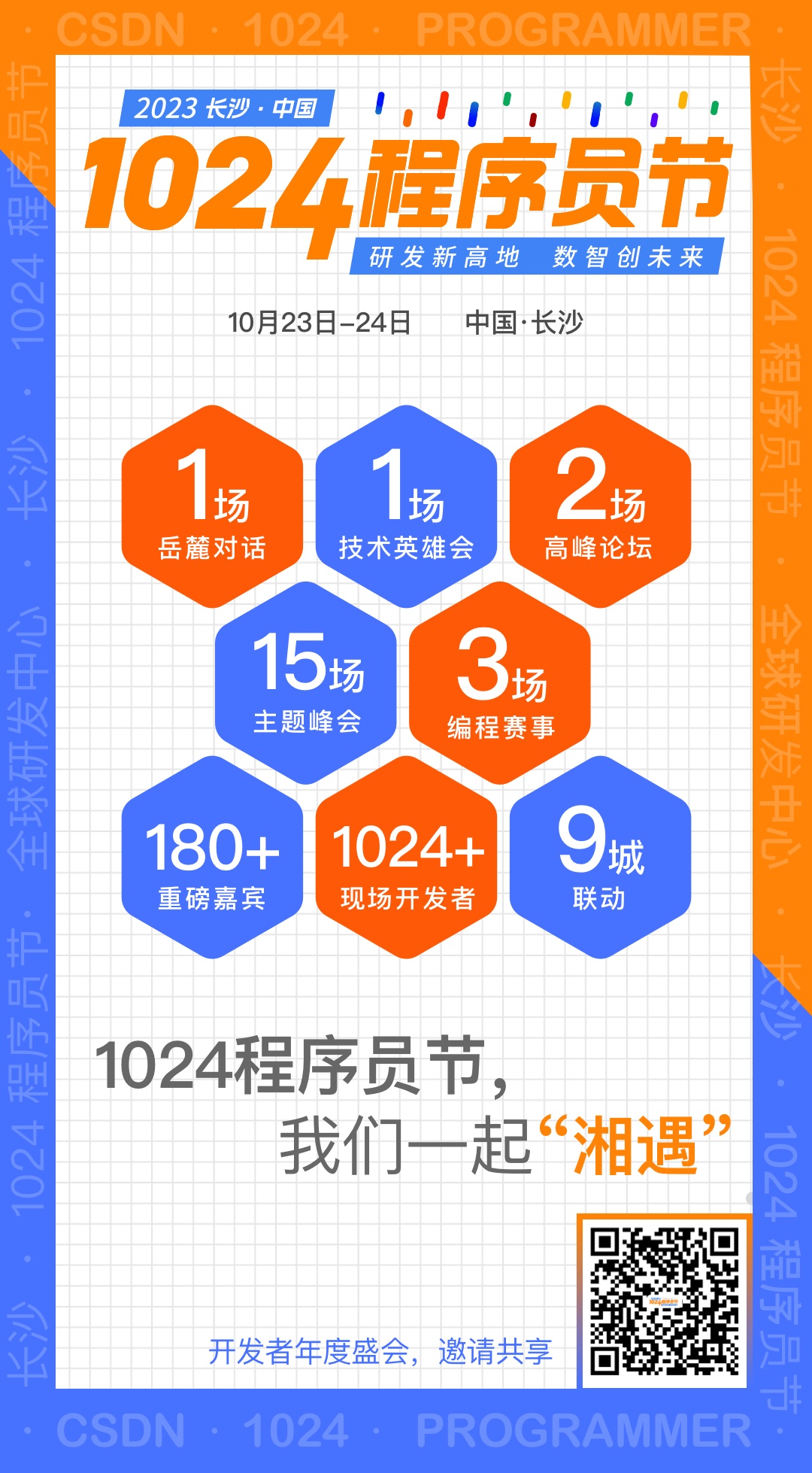 腾讯云精彩亮相 2023 长沙·中国 1024 程序员节，共创数智未来！