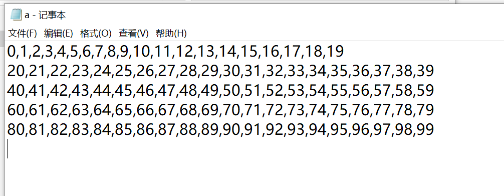 记事本打开.csv文件