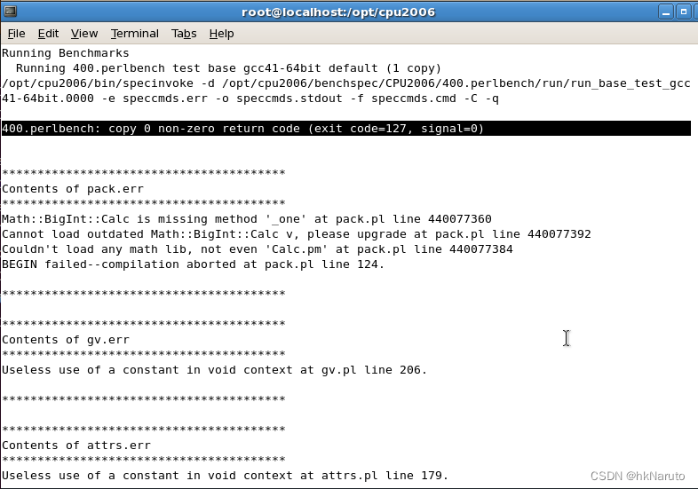 SPEC CPU 2006 在 CentOS 5.0 x86_64 古老系统测试【4】-O3 不支持 编译失败