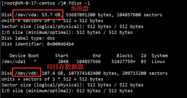 Tencent cloud server Centos7.5 mount data disk - Programmer Sought