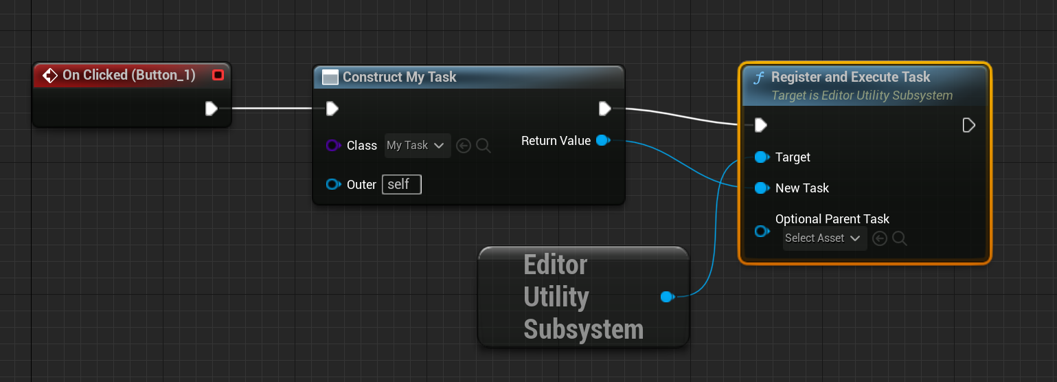 UE中创建异步任务编辑器工具(Editor Utility Tasks)