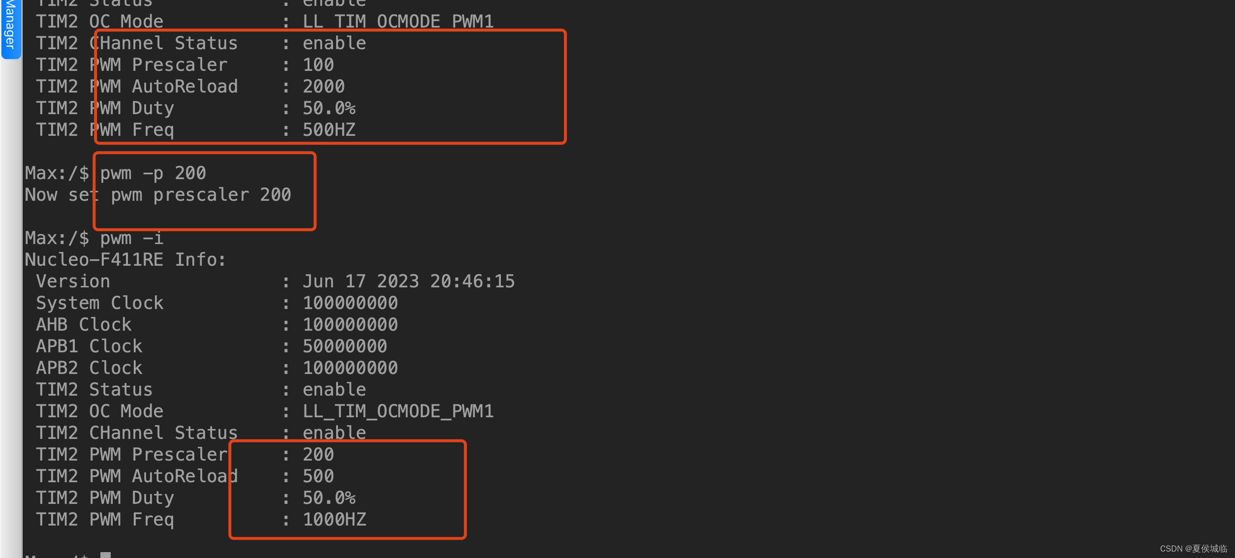 Nucleo-F411RE （STM32F411）LL库体验 8 - PWM的使用