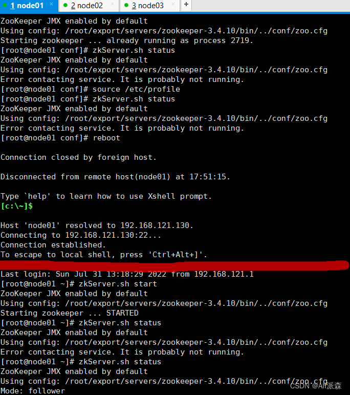 成功解决ZooKeeper配置中出现Error contacting service. It is probably not running