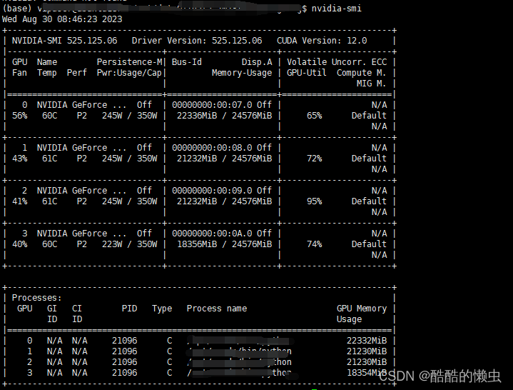 显示GPU进程所属docker 容器