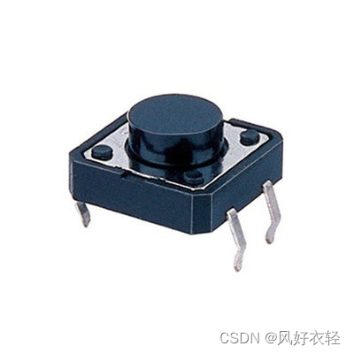 51单片机入门 - 独立按键控制 LED_通过微动开关点亮led-CSDN博客