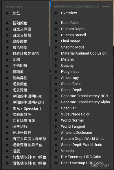 UE基础知识：虚幻引擎编辑器界面-英汉对照表_ue界面是什么_A梁Professionelle Händler的博客-CSDN博客