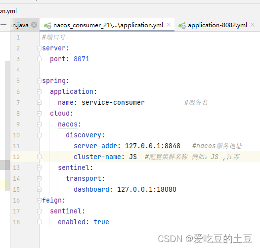 SpringCloud 核心组件Nacos【NacosRule负载均衡&服务的权重设置】第3章