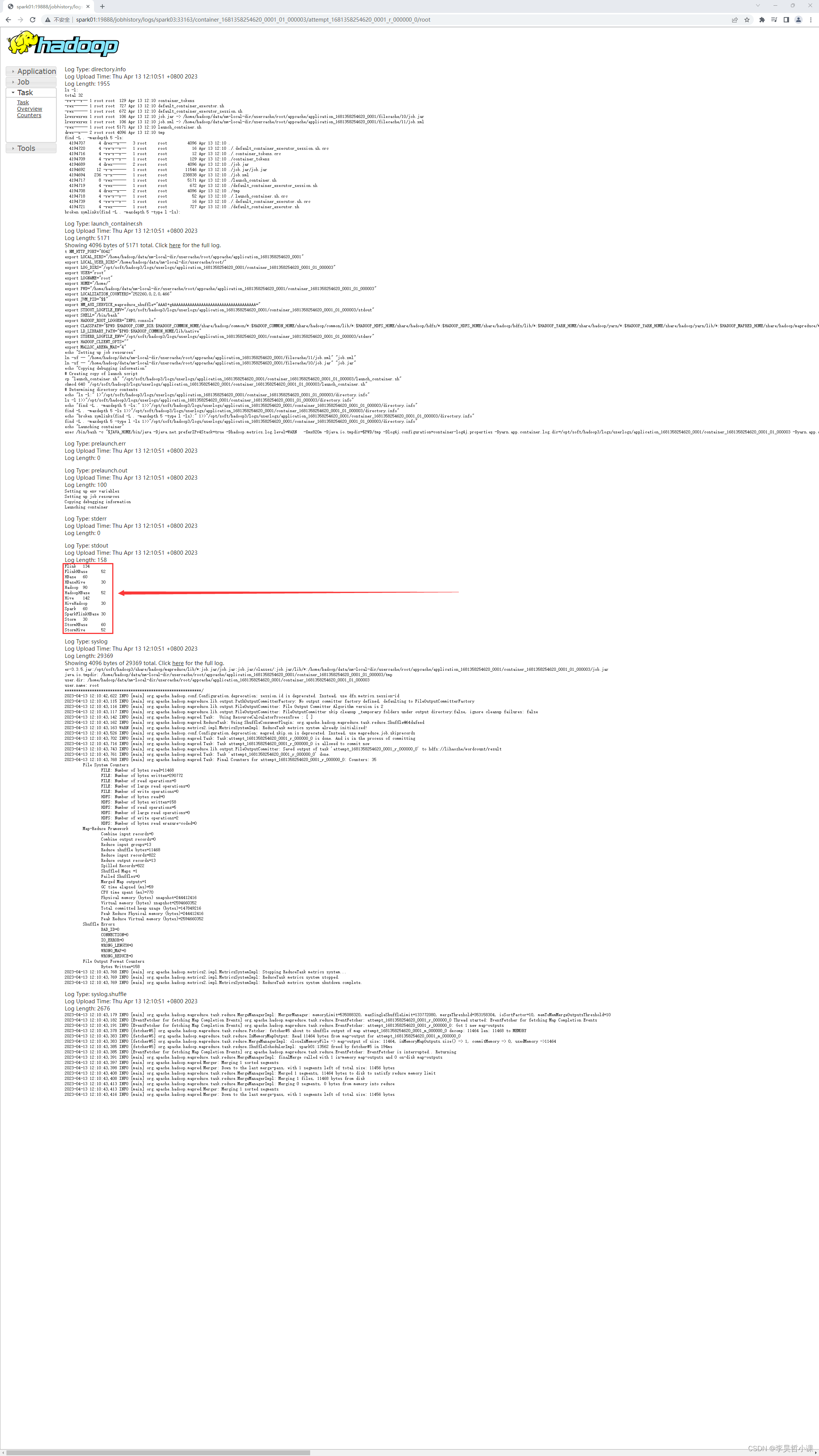 hadoop histotryserve