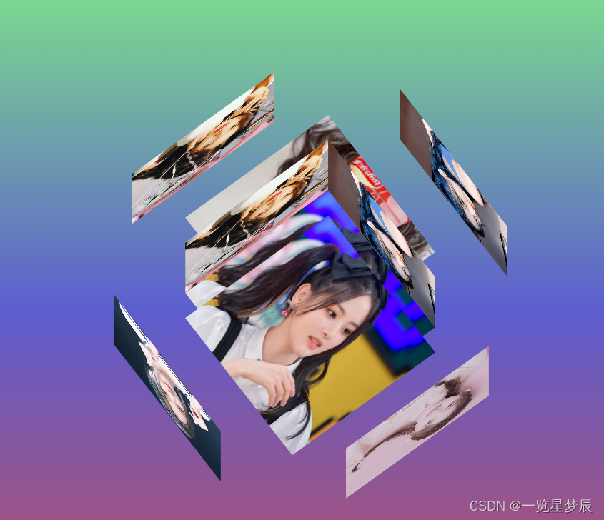 旋转相册(html+css实现)_html旋转相册代码-CSDN博客