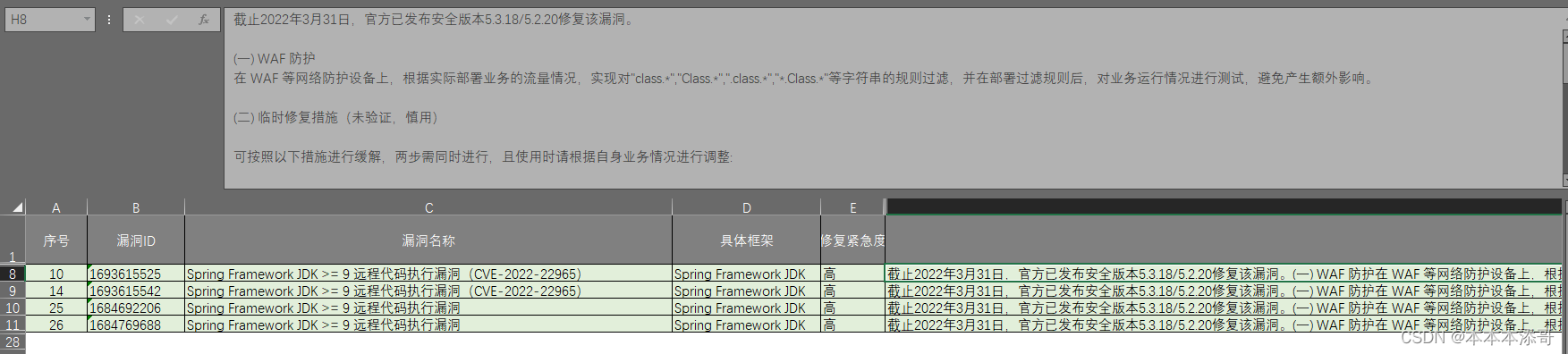 漏洞扫描报告