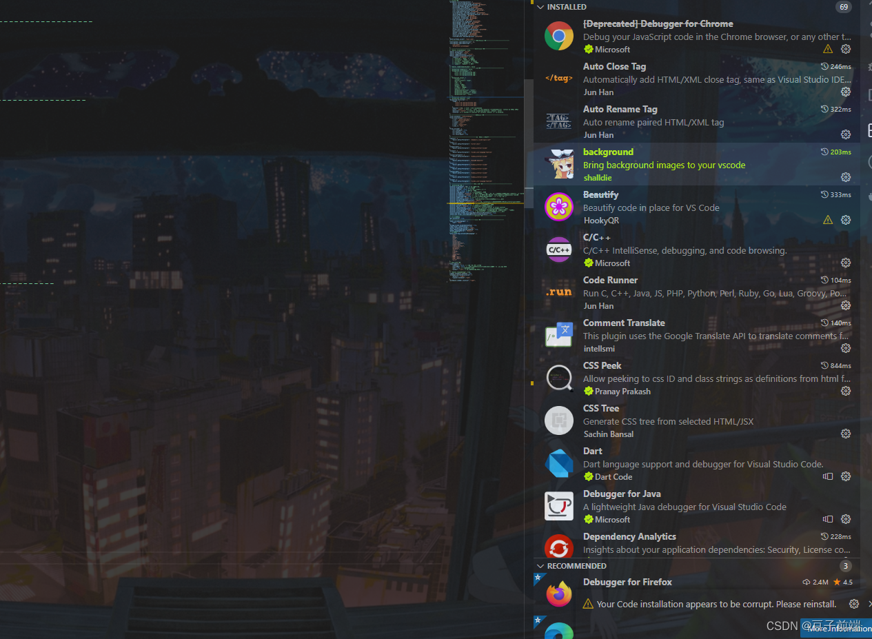 [效率提升]VS Code background插件配置_vs code插件 background-CSDN博客