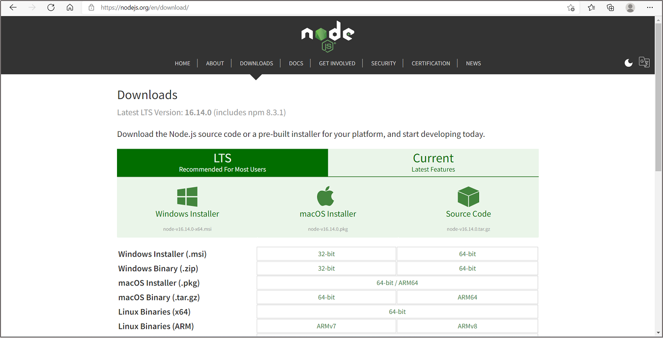 更改npm的全局安装路径npm config set prefix （ 二、单击网站的Downloads，选择对应的系统下载Nodejs ...