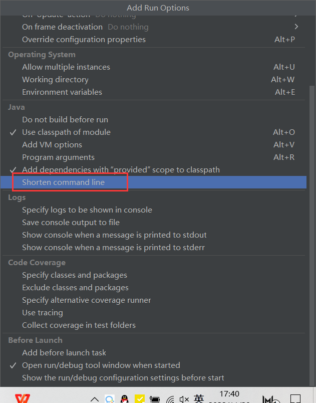 Command line is too long. Shorten the command line via JAR manifestCSDN博客