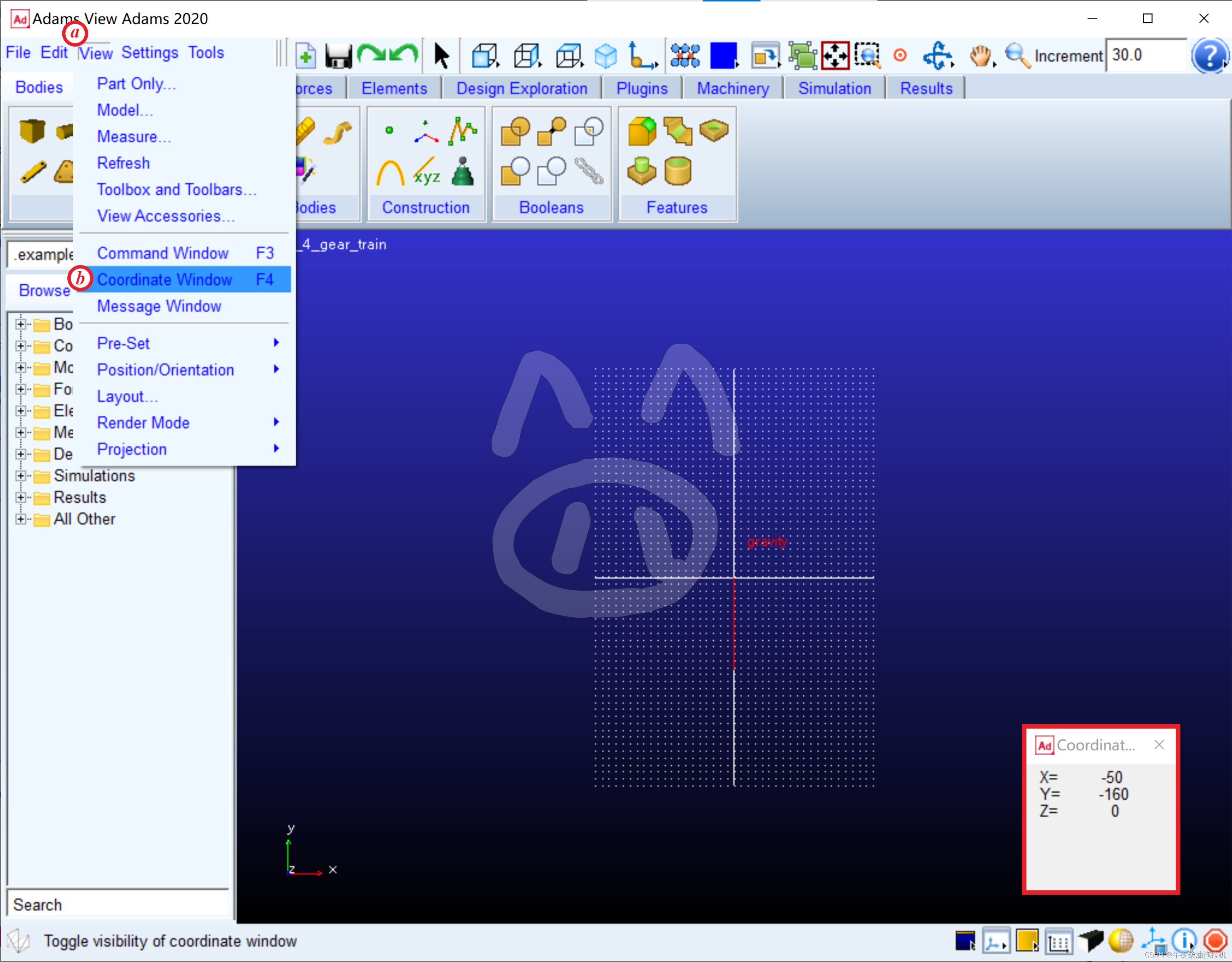 7-coordinate window