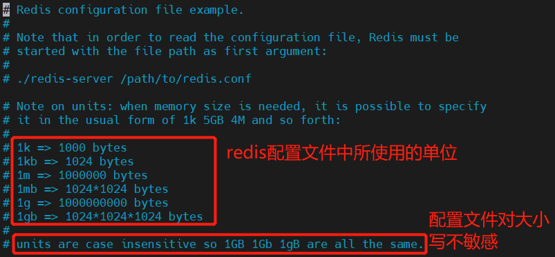 redis配置文件介绍