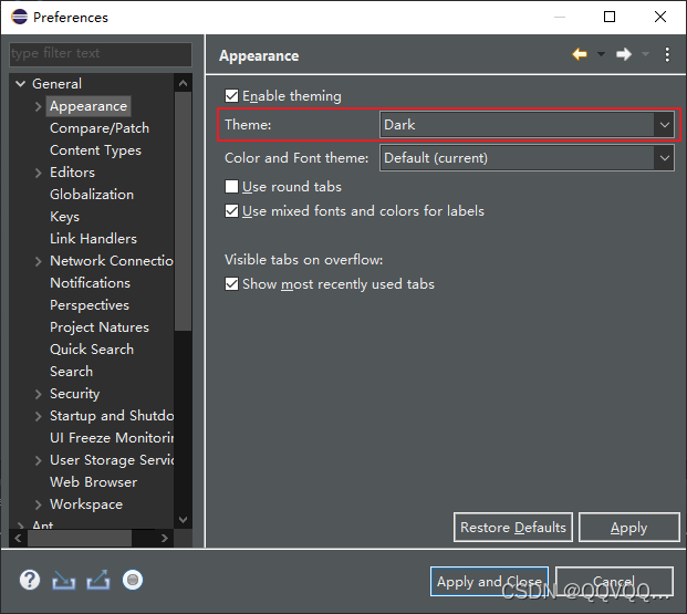 Eclipse的环境设置