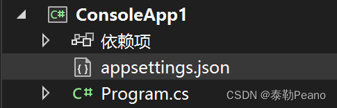 在.Net 5或更高版本的.Net中使用appsettings.json配置文件