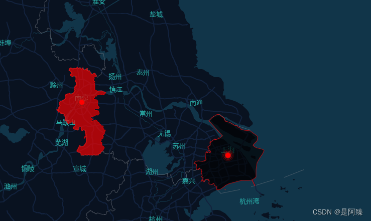 百度地图实现 区域高亮