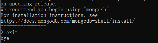 MongoDB数据库概述及启动，连接，退出