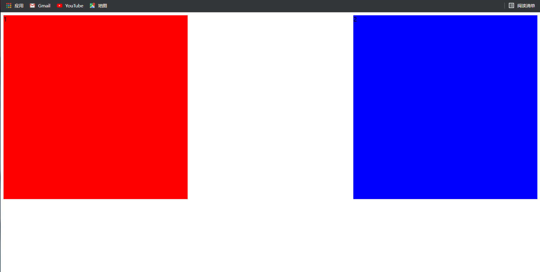 将两个或多个div放在同一行